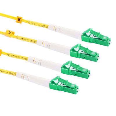 Cordón de parche de fibra óptica LC APC de longitud personalizable para un rendimiento FTTH mejorado