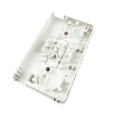 Panel de conexión de placa de fachada de fibra óptica de plástico ABS de 2 núcleos para red FTTX interior