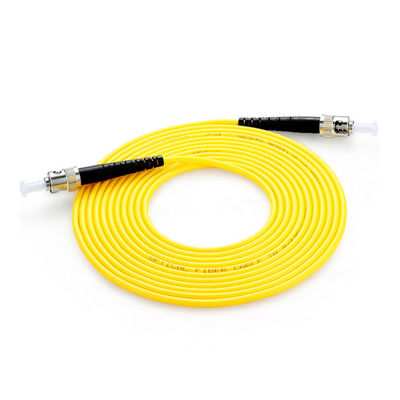 Conexión de fibra óptica hecha fácil ST Fibra óptica patchcord para transferencia de datos de velocidad