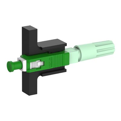 Conector rápido de fibra óptica de red Simplex SC con cable de caída pulido UPC -40- 85C