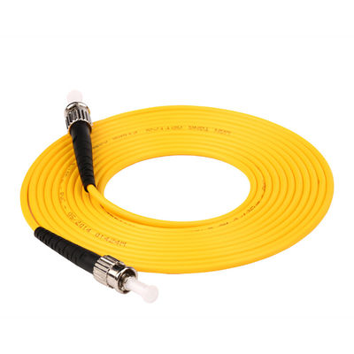 Conexión de fibra óptica hecha fácil ST Fibra óptica patchcord para transferencia de datos de velocidad
