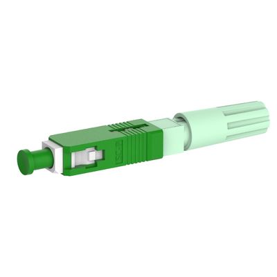 Conector rápido de fibra óptica de red Simplex SC con cable de caída pulido UPC -40- 85C