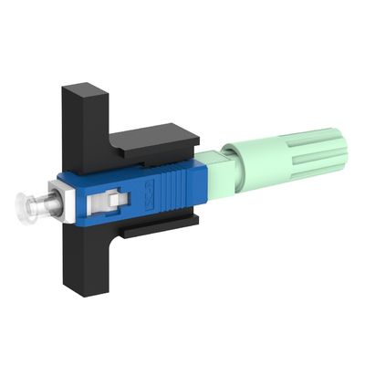Conector rápido de fibra óptica de red Simplex SC con cable de caída pulido UPC -40- 85C