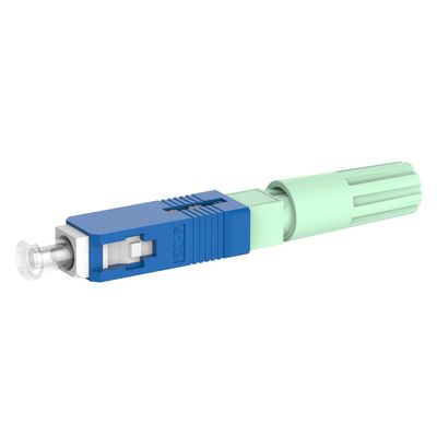 Conector rápido de fibra óptica de red Simplex SC con cable de caída pulido UPC -40- 85C