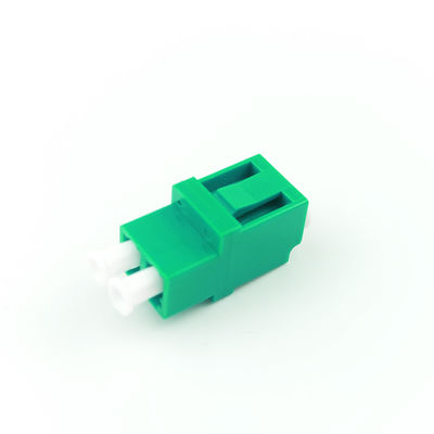 Adaptador de fibra óptica de APC B LC sin orejas verde para aplicaciones FTTH