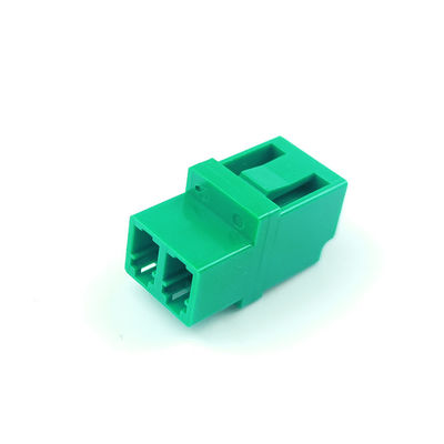 Adaptador de fibra óptica de APC B LC sin orejas verde para aplicaciones FTTH