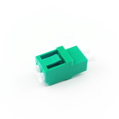 Adaptador de fibra óptica de APC B LC sin orejas verde para aplicaciones FTTH