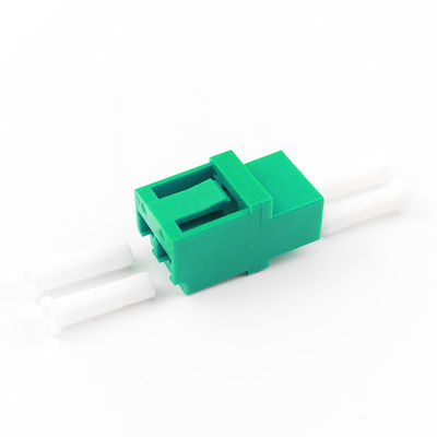 Adaptador de fibra óptica de APC B LC sin orejas verde para aplicaciones FTTH