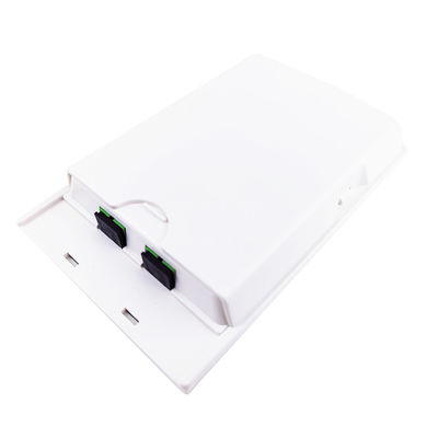 Panel de conexión de la placa frontal de fibra óptica de plástico para FTTH e instalación en núcleos blancos 2