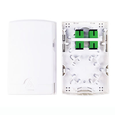 Panel de conexión de la placa frontal de fibra óptica de plástico para FTTH e instalación en núcleos blancos 2