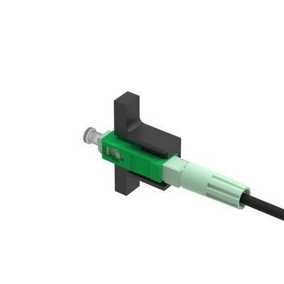 SC APC Conector rápido de fibra óptica para ensamblaje de campo de red pérdida de retorno APC≥55dB