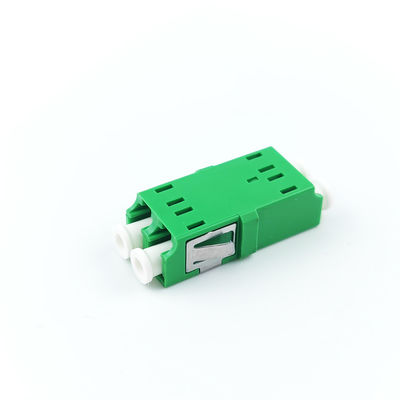 Adaptador de fibra óptica LC APC sin orejas de 2 puertos para conexión de fibra óptica