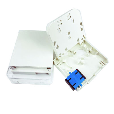 2 núcleos de plástico de fibra óptica placa de cara panel de toma de corriente SC tipo de conector