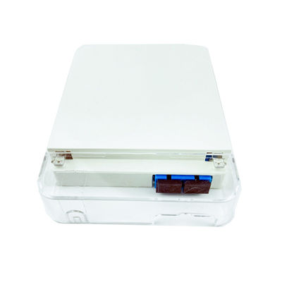 2 núcleos de plástico de fibra óptica placa de cara panel de toma de corriente SC tipo de conector