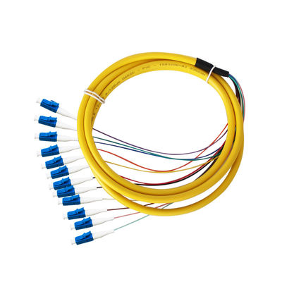 Transmisión de señal estable LC UPC Pigtail de fibra óptica con longitud personalizable y 5