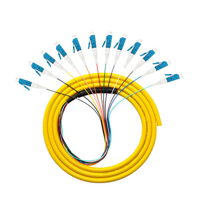 Transmisión de señal estable LC UPC Pigtail de fibra óptica con longitud personalizable y 5