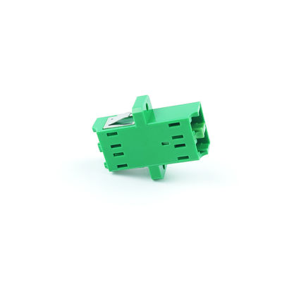 Función de adaptador de fibra óptica con oreja verde duplex A LC APC para conexión de fibra óptica