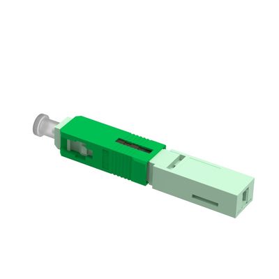 Simplex SC APC Fibra óptica de conector rápido 5 utilizado para el ensamblaje de campo de red LAN cableada
