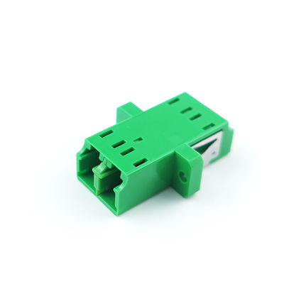 Función de adaptador de fibra óptica con oreja verde duplex A LC APC para conexión de fibra óptica
