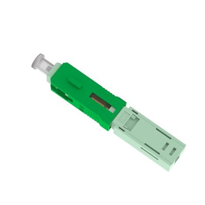 Simplex SC APC Fibra óptica de conector rápido 5 utilizado para el ensamblaje de campo de red LAN cableada