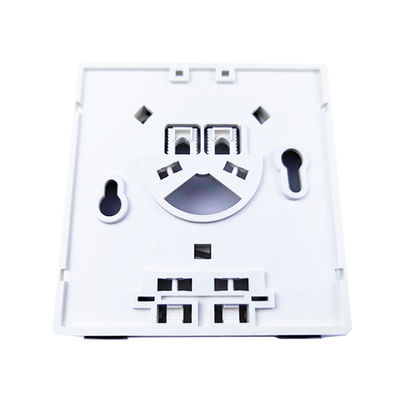 Conector SC tipo 2 núcleos de plástico de fibra óptica panel de enchufe para FTTH en interiores