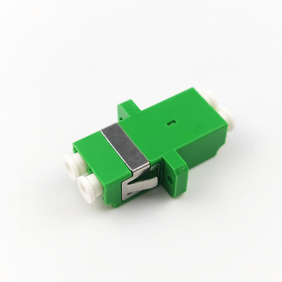 Función de adaptador de fibra óptica con oreja verde duplex A LC APC para conexión de fibra óptica