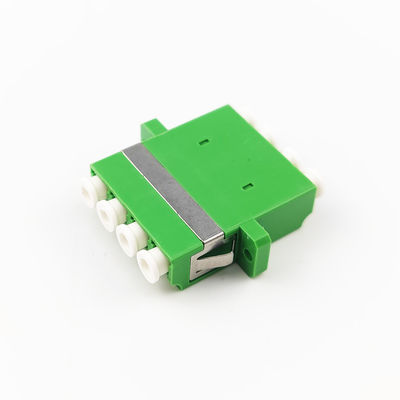 Adaptador de fibra óptica LC/APC Transformación cuadrada de orejas en color verde