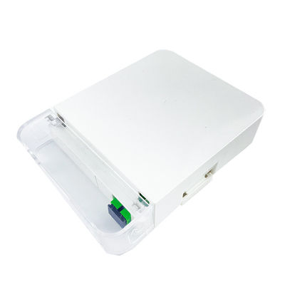Panel de conexión de la placa frontal de fibra óptica de red FTTH para interiores con conector SC de 1 núcleo