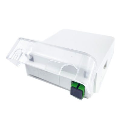 Panel de conexión de la placa frontal de fibra óptica de red FTTH para interiores con conector SC de 1 núcleo
