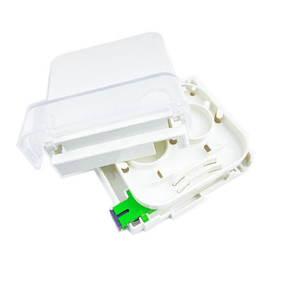 Panel de conexión de la placa frontal de fibra óptica de red FTTH para interiores con conector SC de 1 núcleo