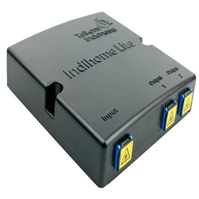 Tipo de conector SC conveniente Placa frontal de separación de fibra óptica de plástico para redes interiores