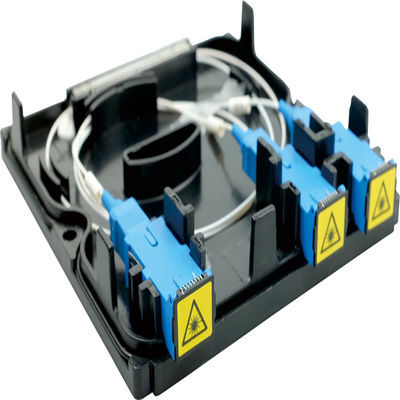 Tipo de conector SC conveniente Placa frontal de separación de fibra óptica de plástico para redes interiores