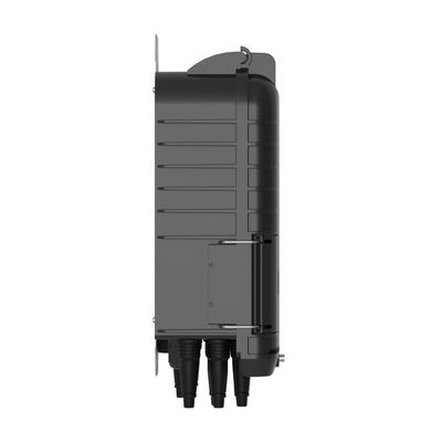 Caja de separación de fibra óptica FTTH exterior para 48 capacidades de empalme y 3 puertos principales de cable