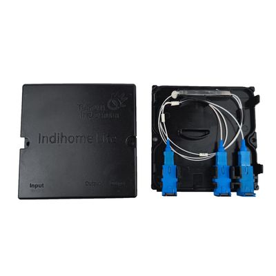 Tipo de conector SC conveniente Placa frontal de separación de fibra óptica de plástico para redes interiores