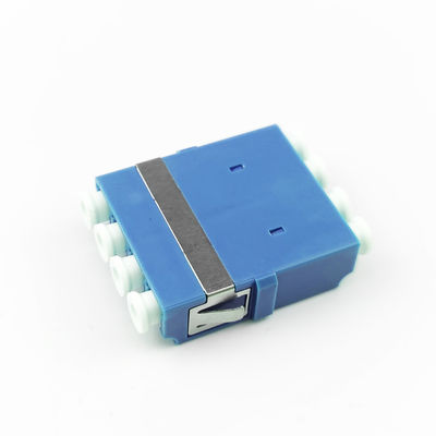 Soluciones FTTH de ahorro de espacio de flange estándar sin orejas cuadradas LC UPC adaptador de fibra óptica