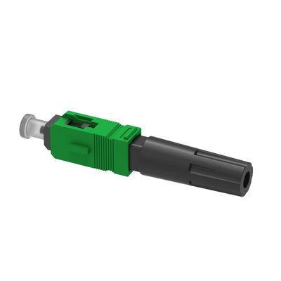 Conector rápido Simplex SC APC Cables de caída de fibra óptica con ensamblaje de campo pulido UPC