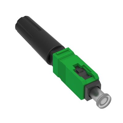 Conector rápido Simplex SC APC Cables de caída de fibra óptica con ensamblaje de campo pulido UPC