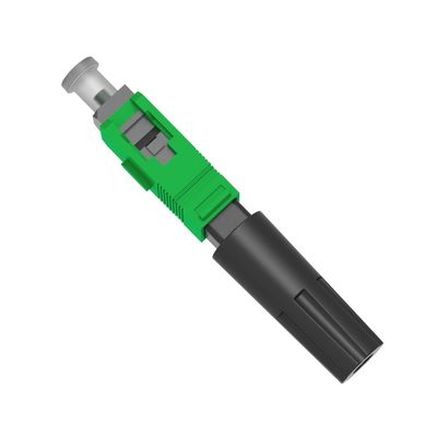 Conector rápido Simplex SC APC Cables de caída de fibra óptica con ensamblaje de campo pulido UPC