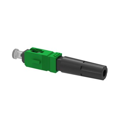 Conector rápido Simplex SC APC Cables de caída de fibra óptica con ensamblaje de campo pulido UPC