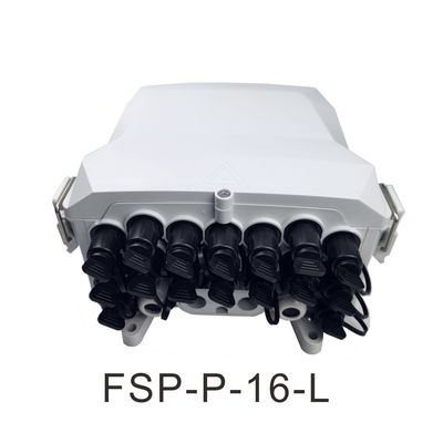 16 núcleos caja de distribución de terminales de fibra óptica al aire libre para cables y cables principales