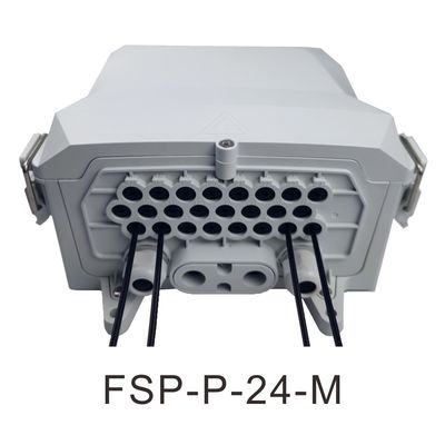 16 núcleos caja de distribución de terminales de fibra óptica al aire libre para cables y cables principales