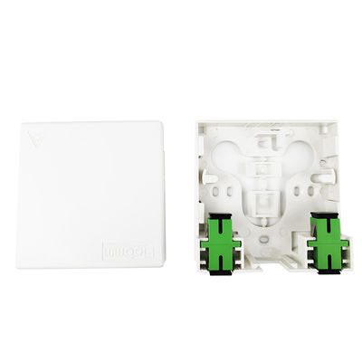 2 núcleos de plástico de fibra óptica para instalaciones en interiores