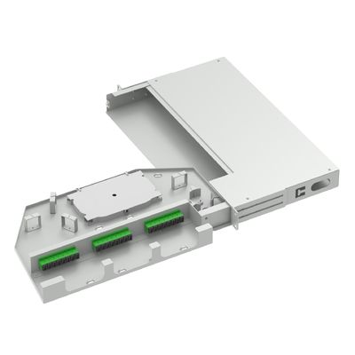 Red ODN 24 núcleos APC SC Tipo 19 pulgadas panel de parche oscilante marco de distribución óptico