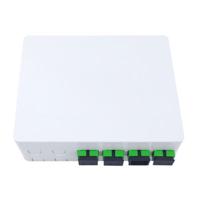 5 FTTX 4 núcleos de plástico de fibra óptica panel de conexión de la placa frontal para y FTTX