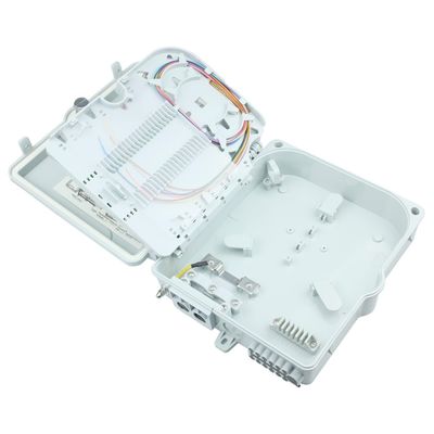 Acceso a la caja de distribución de fibra óptica FTTH al aire libre 12 núcleos Terminación IP68 Energía de telecomunicaciones