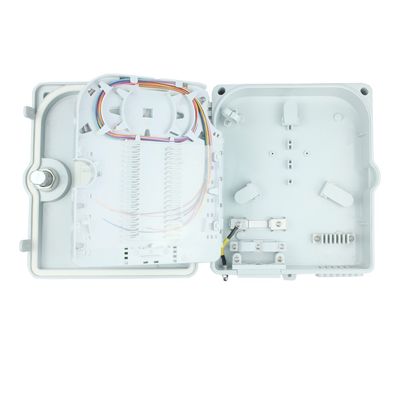 Acceso a la caja de distribución de fibra óptica FTTH al aire libre 12 núcleos Terminación IP68 Energía de telecomunicaciones