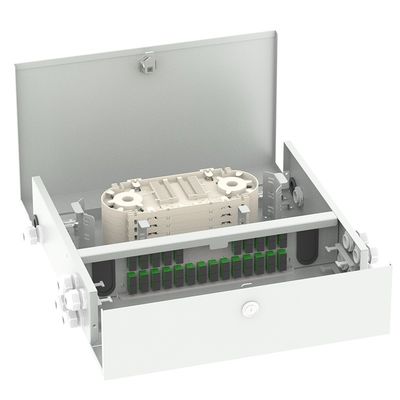 Caja de terminación de fibra óptica interior para la distribución de redes LAN cableadas
