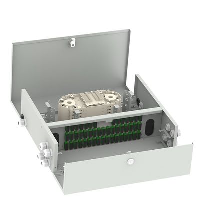 Caja de terminación de fibra óptica interior para la distribución de redes LAN cableadas