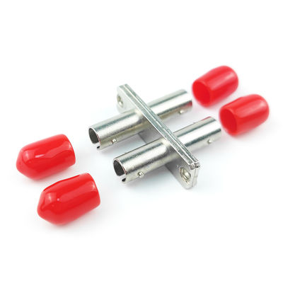 Conexión activa de fibra óptica acoplador rectangular red duplex de 2 puertos ST UPC para FTTH