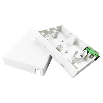 2 núcleos Fibra óptica de plástico panel de conector tipo de conector SC para redes LAN cableadas